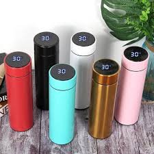 Smart LED Touch Screen Temperature Water Bottle (500ml)
